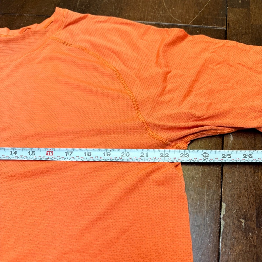 Lululemon Metal Vent Tech Shirt Mens XXL Orange Short Sleeve Athletic Tee‎ - Picture 5 of 8